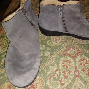 Fitflop 8.5 8 1/2 grey ankle boots shoes